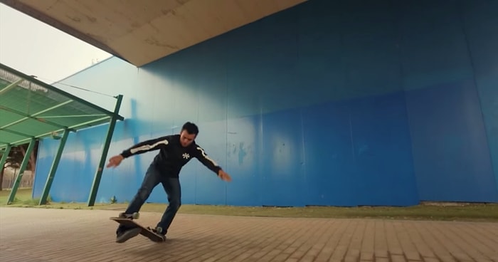 Yetenekli Kaykaycı Kilian Martin'den İnanılmaz Hareketler