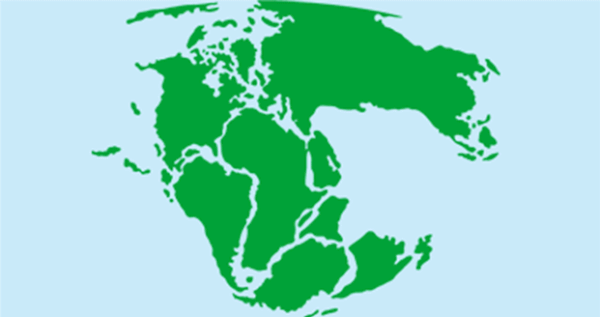 Gezegenimizdeki Kıtaların Ortak Atası Pangea'da Dünya Ülkeleri
