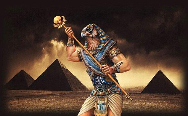 1. Horus, eski Mısır dinine göre şahin başlı olarak tasvir edilen gök (güneş) tanrısıdır. Bir rivayete göre İsis ile Osiris’in oğullarıdır.