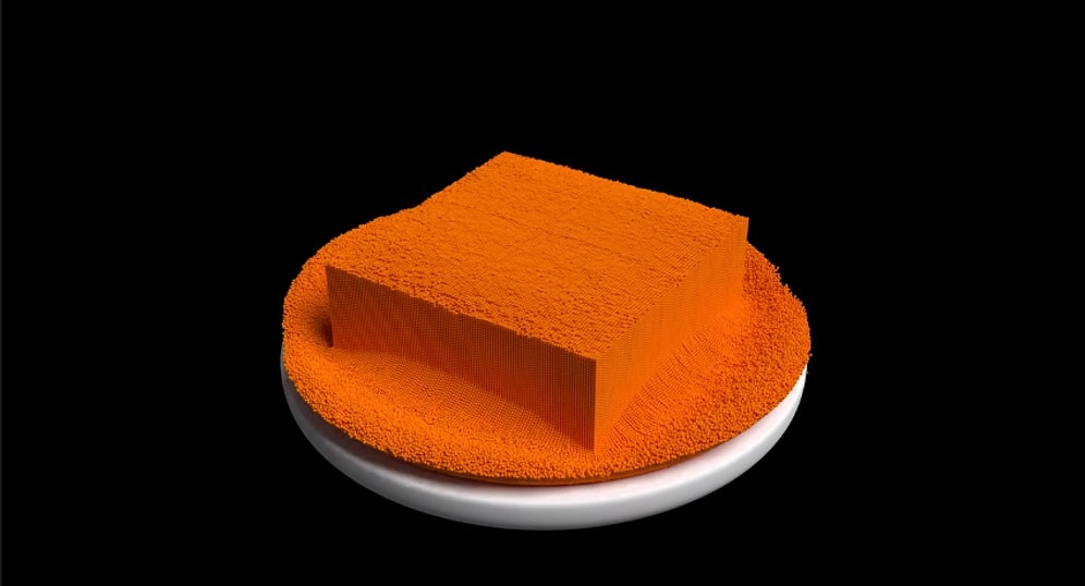 Ağır Çekimde 1.3 Milyon Parçacığın Hipnotize Edici Dağılma Anı