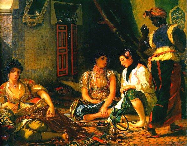 Seriye başlarken Eugene Delacroix'nın 1834'te yaptığı "Women of Algiers in their Apartment" isimli tablosundan esinlendi.