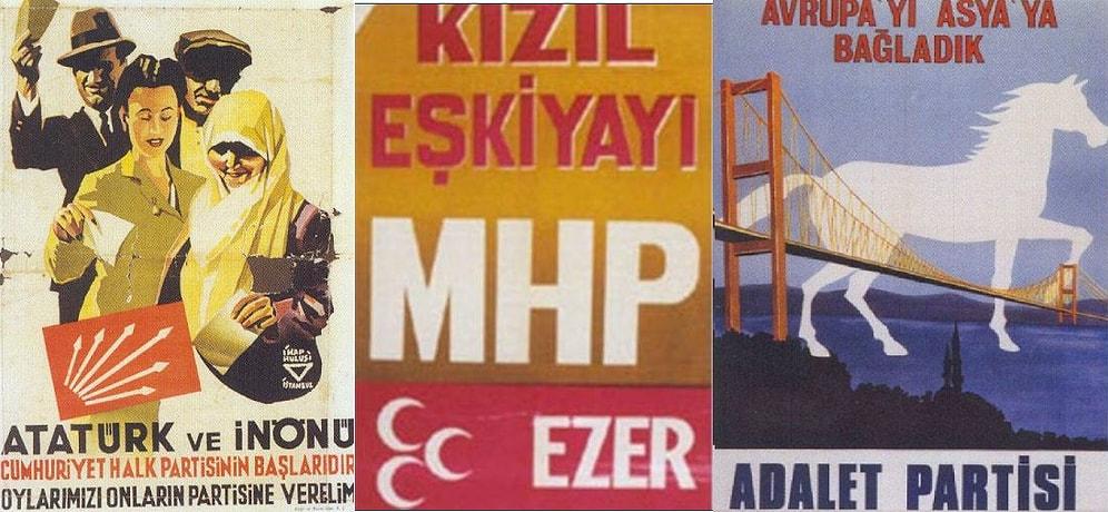 Geçmiş Zaman Olur ki: Cumhuriyet Tarihinden 19 Seçim Afişi