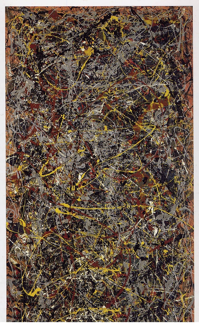 Jackson Pollock, No.5,1948, 1948, kontrplak üzerine yağlı boya, 2.4x1.2 m