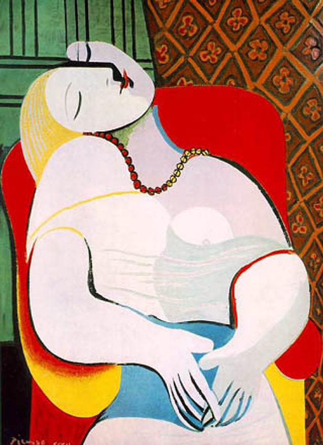 Pablo Picasso, Le Rêve, 1932, tuval üzerine yağlı boya, 130x97 cm