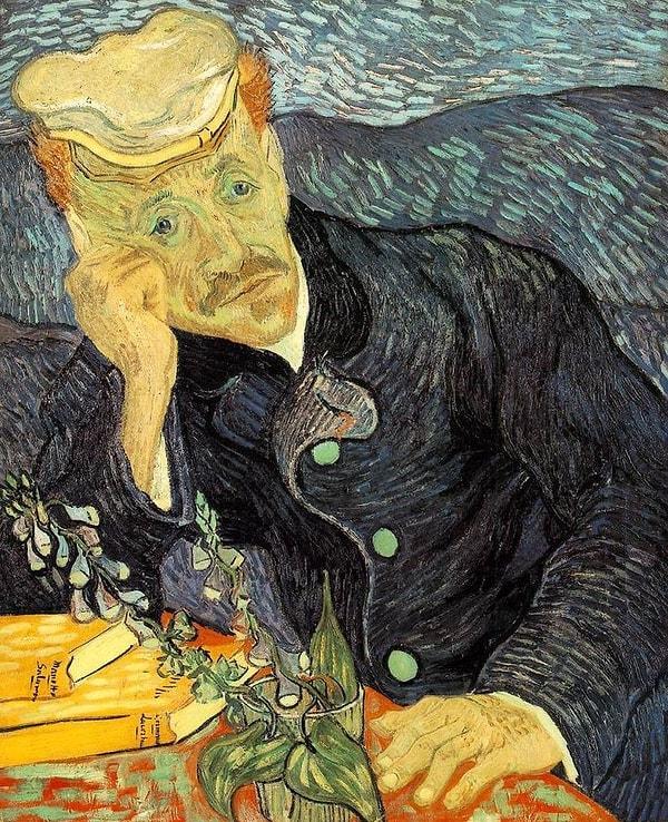 8. Vincent van Gogh, Portrait of Dr. Gachet, 1890, tuval üzerine yağlı boya, 67x56 cm