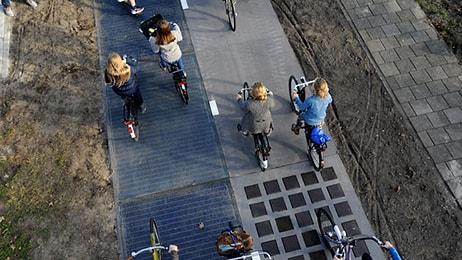 Dünyanın İlk Güneş Enerjili Bisiklet Yolu, Ürettiği Enerjiyle Beklentileri Aştı