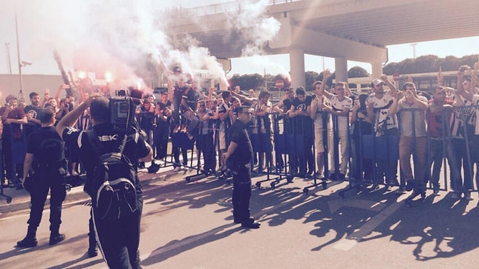 Beşiktaş'a İzmir'de Coşkulu Karşılama