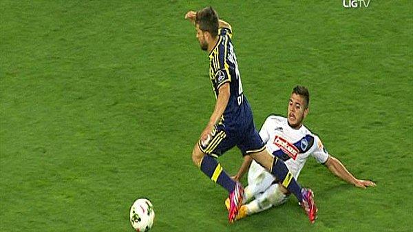 "Diego'nun pozisyonu penaltı"