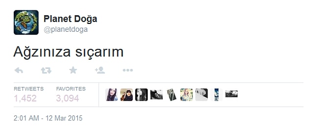 1. Ama arada atılan çok özel tweet'ler var ki evlere şenlik: