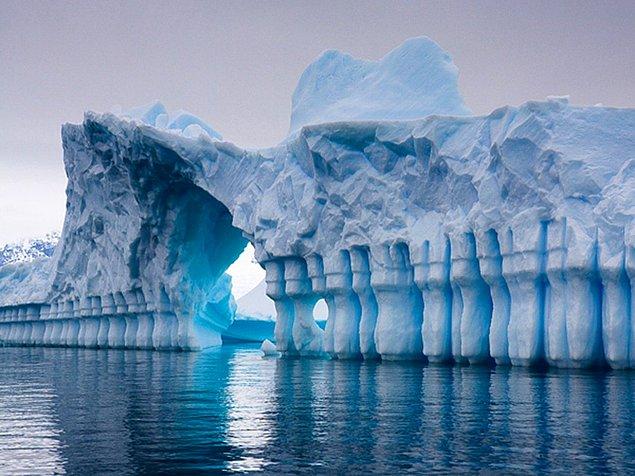 5. Antarktika'daki buzul ve kar örtüsünün altında, yaklaşık 300 kadar göl bulunmaktadır. Bunlar gezegenin çekirdeğinden yayılan ısı sayesinde donmazlar.