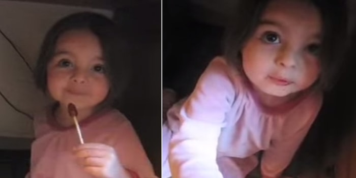 Babasından Habersiz Şeker Aşıran Dünyanın En Sevimli Hırsızı