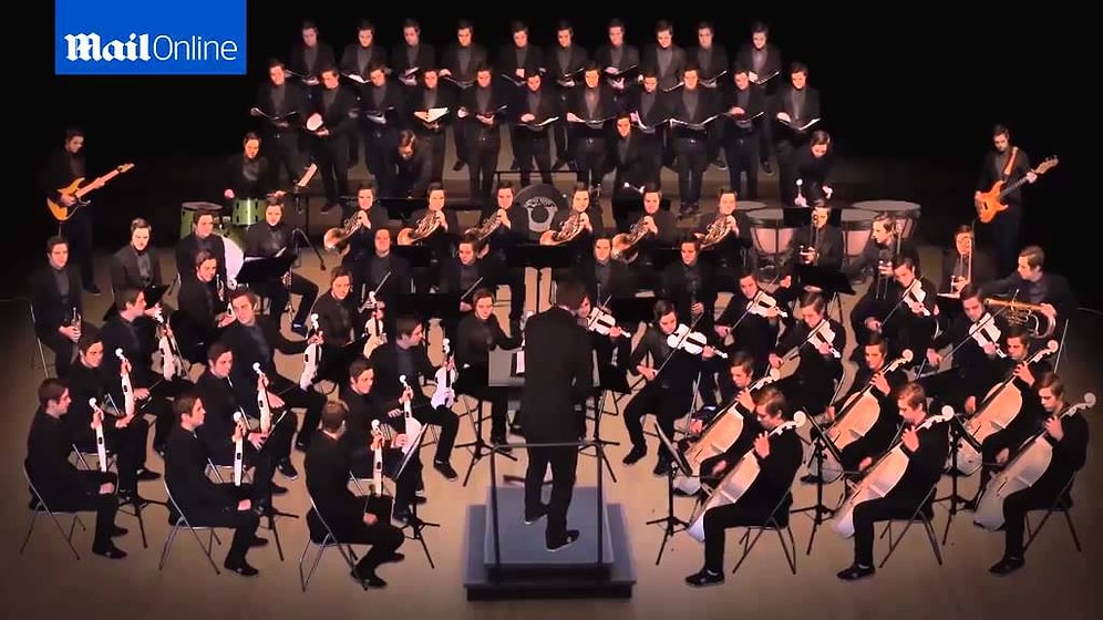 Tek Kişilik Dev Orkestra! Tek Başına Çaldığı Enstrümanlarla 70 Kişilik Orkestra Kuran Adam