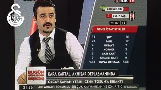 Besiktaş'ın Ofsayt Golü Sırasında BJK TV