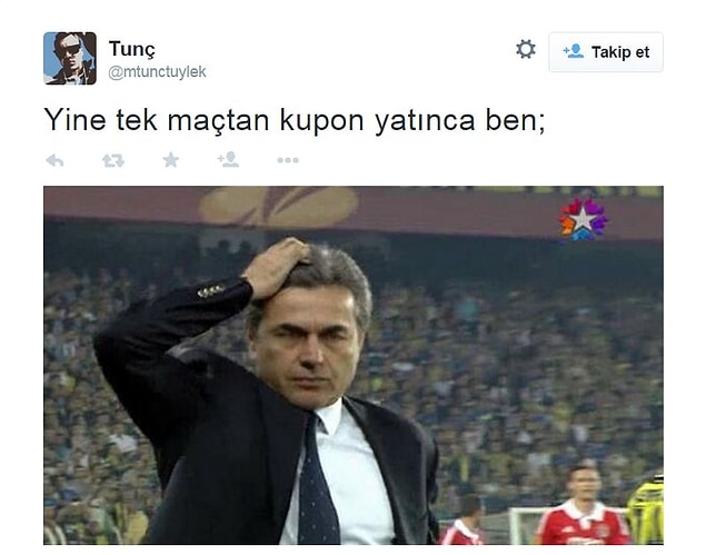 43. Kesin kazanır dediği takımın anlamsız bir golle yenildiğini resmedenler