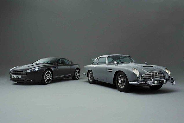 3. Aston Martin DB5 ve DB9