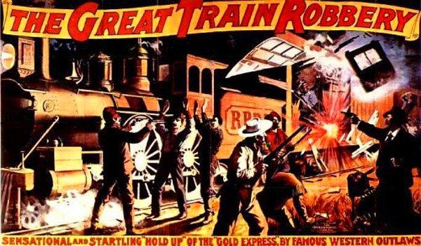 9. İlk western filmi: The Great Train Robbery (1903, Büyük Tren Soygunu, Edwin S. Porter).