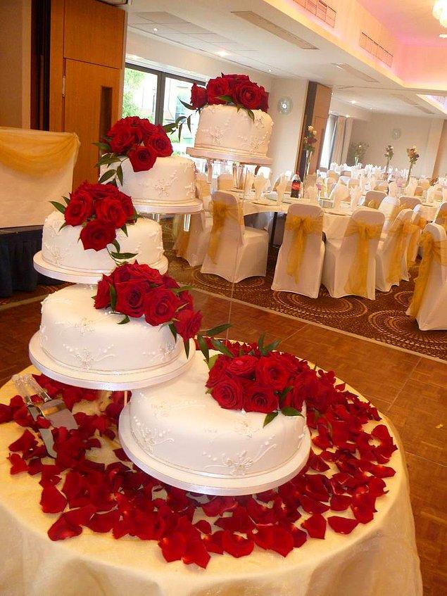 9. Eski Roma toplumunda, gelinin doğurganlığını arttırmak için, düğüne katılanlar gelinin üzerinde ekmek ufalarlardı. Bu gelenek günümüzde yerini devasa pastalara bırakmıştır.