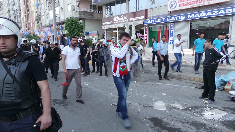 Diyarbakır'da Maç Sonrası Olaylar Çıktı