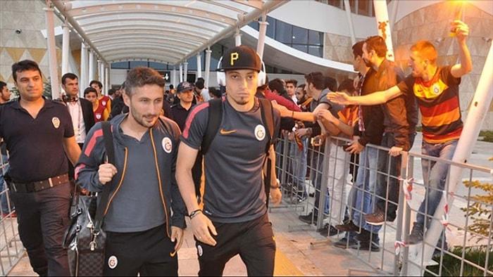 Galatasaray'a Sivas'ta Coşkulu Karşılama