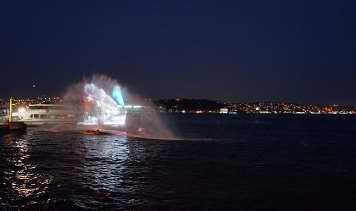 Boğaz'da Muhteşem Atatürk Silueti