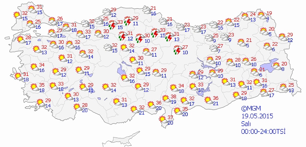 Bugün Hava Nasıl Olacak?