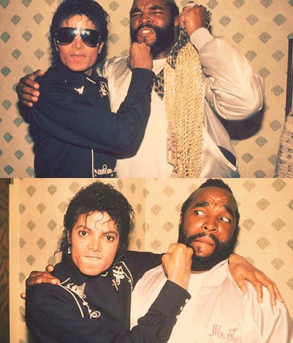 5. Michael Jackson ve A Takımı dizisinin yıldızı Mr. T