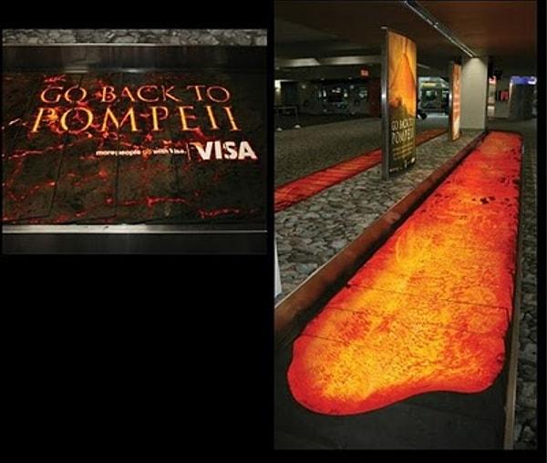 4. Visa, 'Back to Pompeii' Reklamı