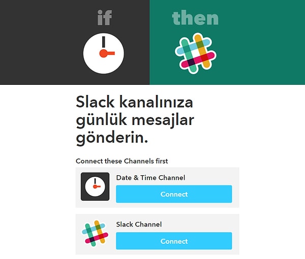 Slack kanalınıza günlük mesajlar gönderin.