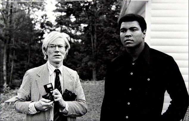 7. Andy Warhol & Muhammad Ali