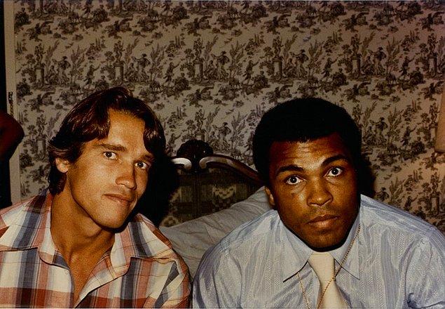 8. Muhammad Ali ve Arnold Schwarzenegger