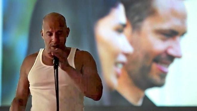 Vin Diesel Paul Walker için 'Habits' Şarkısını Söylüyor