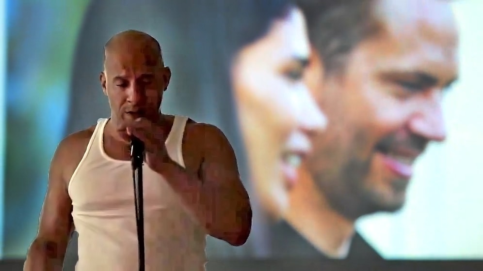 Vin Diesel Paul Walker için 'Habits' Şarkısını Söylüyor