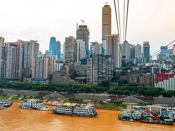 17. Çongçing, Çin 84,403 kilometre kare alanda toplamda 541 yüksek yapıya sahip