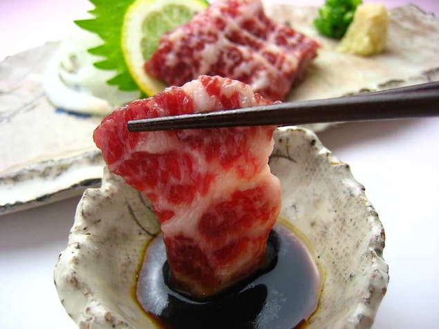 Çiğ at eti - Japonya