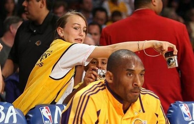 13. Kobe görmesin şu anda çok sinirli gibi