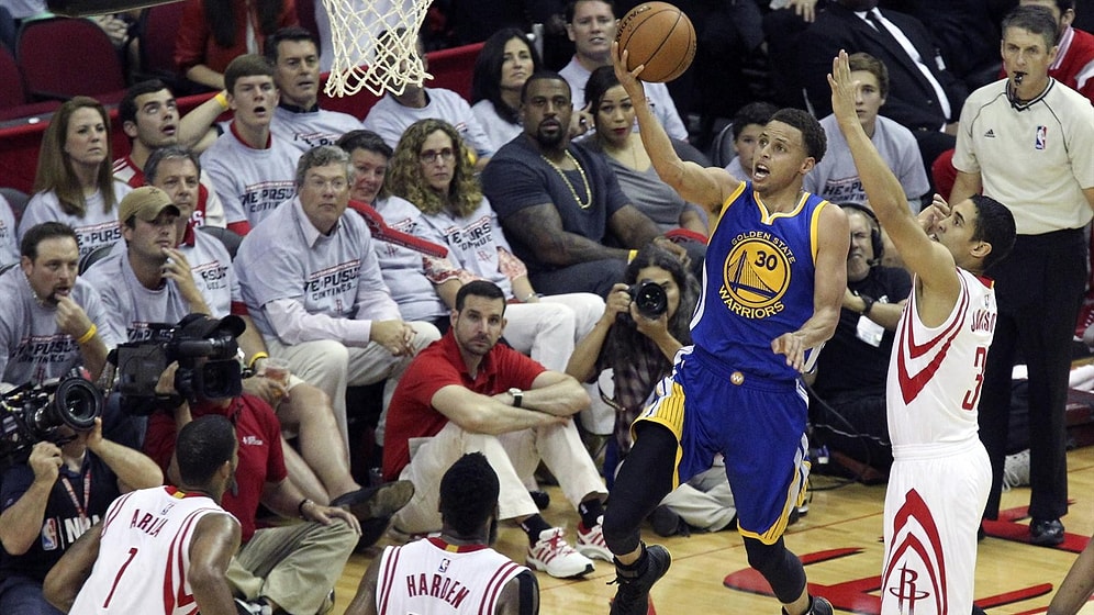 Stephen Curry'nin Ateşi Houston Rockets'ı Küle Çevirdi