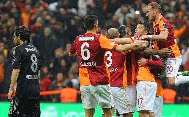 BİLGİ | Galatasaray, evinde Beşiktaş’la oynadığı son 11 lig maçının dokuzunu kazandı. (1B 1M)