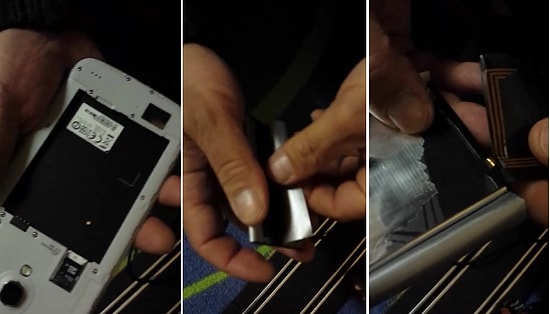 Samsung Bataryasındaki Dinleme Cihazını Bulduğunu İddia Eden Adam