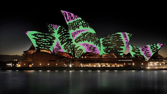 Sidney Opera Binasını Animasyonlar ile Yaşayan Duvar Haline Getirmek