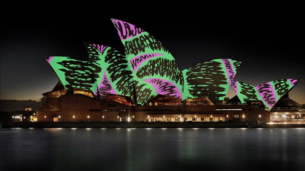 Sidney Opera Binasını Animasyonlar ile Yaşayan Duvar Haline Getirmek