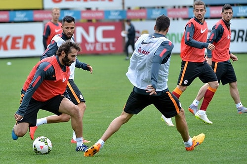 Galatasaray'da Son Hafta Çalışması Sürüyor