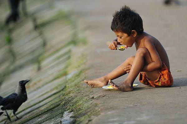 3. Beş yaşın altında hayatını kaybeden çocukların yarısı açlık nedeniyle vefat ediyor.