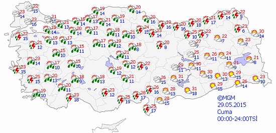 Meteoroloji'nin 'Kuvvetli Yağış' Uyarısı Devam Ediyor