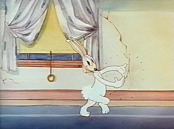 5. Bugs Bunny'nin ilk adı Mutlu Tavşan'dı ve bildiğimizden biraz farklıydı