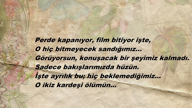 9. Perde kapanıyor...