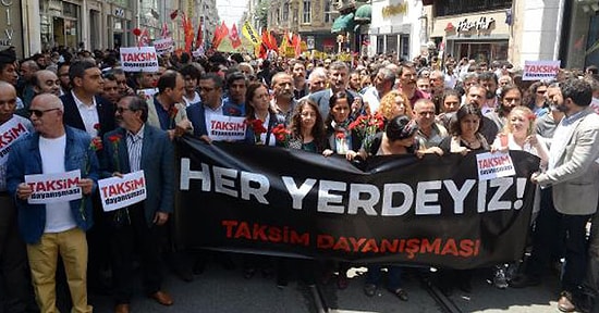 Gezi Olaylarında Hayatını Kaybedenler İstiklal Caddesi'nde Anıldı