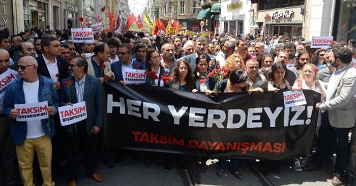 Gezi Olaylarında Hayatını Kaybedenler İstiklal Caddesi'nde Anıldı