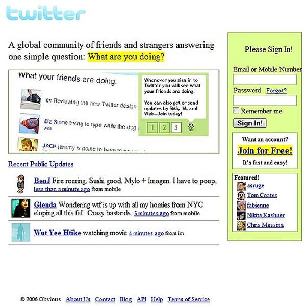 5. Twitter.com - 2005