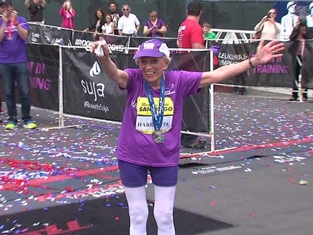 92 Yaşında Maratonu Tamamladı