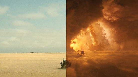 Efekt Öncesi ve Sonrası ile Mad Max: Fury Road Filminden 17 Sahne